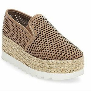 Steve Madden Koreen-P Natural Nubuck Womens Shoes